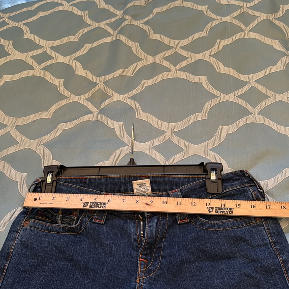 VTG Women's True Religion jeans SZ 30 Twisted Bellbottom Style - Picture 10 of 11
